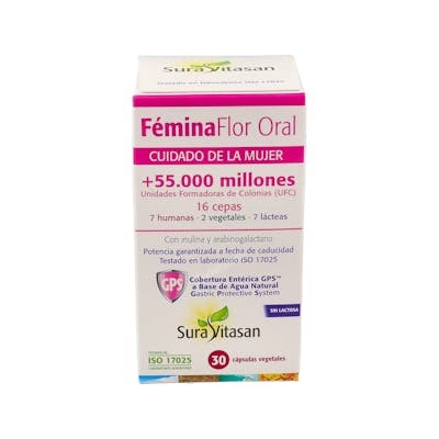 SURA VITASAN FEMINA FLOR ORAL 30CAPSULAS (REFRIGERACION)