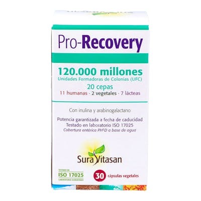 SURA VITASAN PRO-RECOVERY 30cap. (REFRIGERACION)
