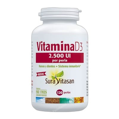 SURA VITASAN VITAMINA D3 2.500ui 120perlas.
