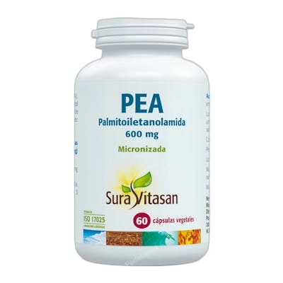 SURA VITASAN PEA PALMITOILETANOLAMIDA 600MG 60VCAPSULAS