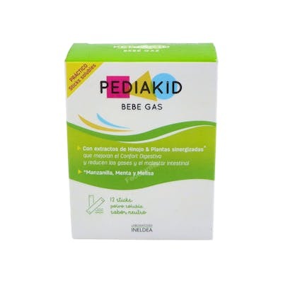 INELDEA PEDIAKID bebe gases biberon 12sticks