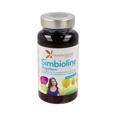 MUNDONATURAL SIMBIOLINE megaflora (vientre plano) 60cap.