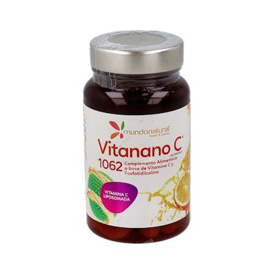 MUNDONATURAL VITANANO C 1062 VITAMINA C LIPOSOMADA 30CAPSULAS