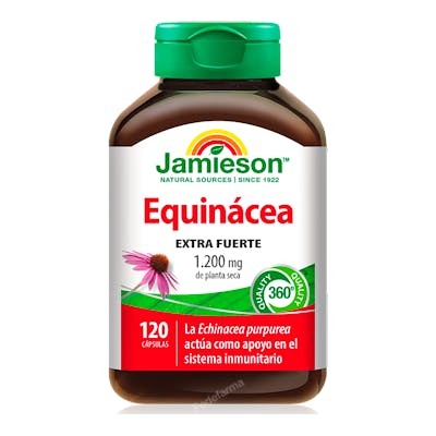 JAMIESON ECHINACEA EXTRA FUERTE 1200MG 120CAPSULAS