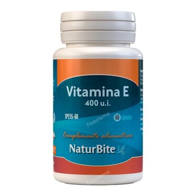 NATURBITE VITAMINA E 400ui natural 60cap.