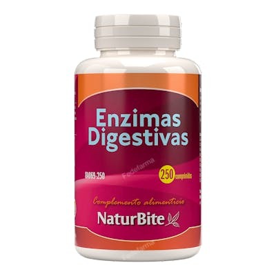 NATURBITE ENZIMAS DIGESTIVAS 250comp.