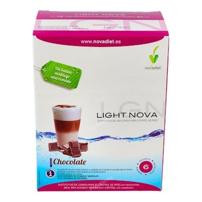NOVADIET LIGHT NOVA batido chocolate 6sbrs.