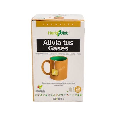 NOVADIET HERBODIET INF ALIVIA TUS GASES 20FILTROS