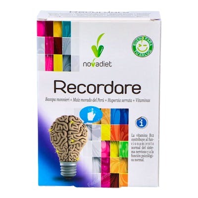 NOVADIET RECORDARE 30CAPSULASVEG