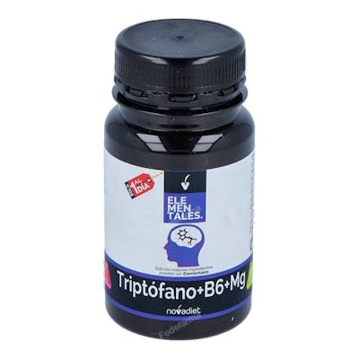 NOVADIET TRIPTOFANO+B6+MG 30CAPSULAS ELEMENTALES