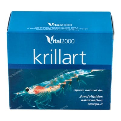 VITAL 2000 KRILLART omega 3 krill 60perlas