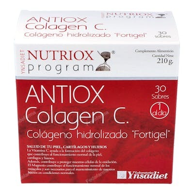 ZENTRUM NUTRIOX COLAGENO ANTIOX FORTIGEL 30 SOB