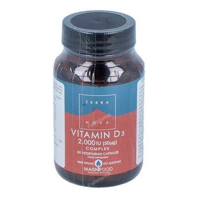 TERRANOVA VITAMINA D3 2000UI 50VCAPSULAS