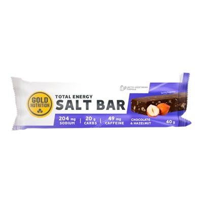 GOLD NUTRITION TOTAL ENERGY SALT BAR CHOCO & AVELLANA- 40 G