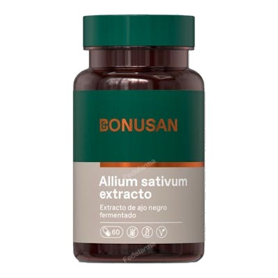 BONUSAN ALLIUM SATIVUM EXT AJO FERMENTADO 60CAPSULAS