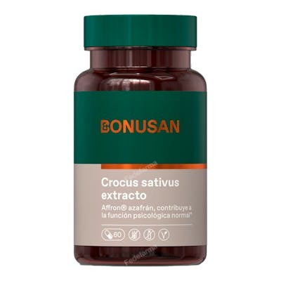 BONUSAN CROCUS SATIVUS EXTRACTO 60cap.