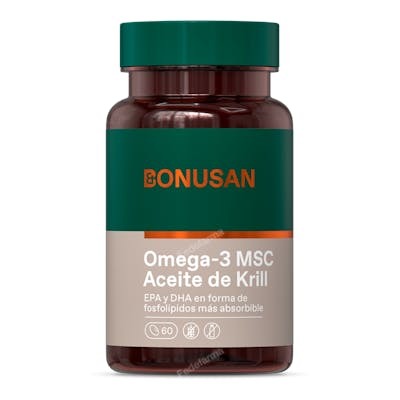 BONUSAN OMEGA 3 MSC ACEITE DE KRIL 60PERLAS