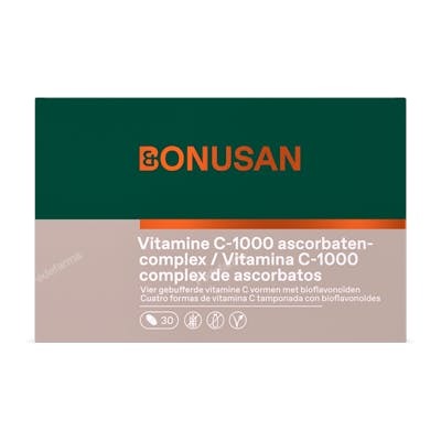 BONUSAN VITAMINA C 1000 COMPLEX DE ASCORBATOS 30COMPRIMIDOS
