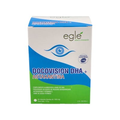 EGLE DOCOVISION DHA + astaxantina 60cap.