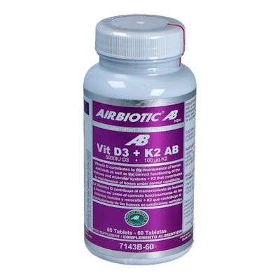 AIRBIOTIC VIT D3 + K2 60COMPRIMIDOS
