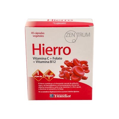 ZENTRUM HIERRO 45 CAPS