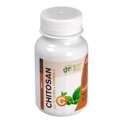 GHF CHITOSAN CON TE VERDE Y VITAMINA C 600MG CAPS 100U