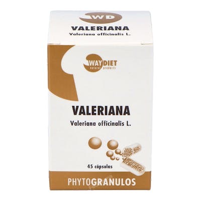 WAYDIET NATURAL PRODUCTS VALERIANA PHYTOGRANULOS 45CAPSULAS
