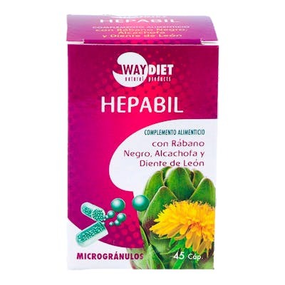 WAYDIET NATURAL PRODUCTS PHYTOCOMPLEX HEPABIL 45CAPSULAS