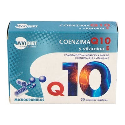 WAYDIET NATURAL PRODUCTS Q10 + VIT E 30caps.