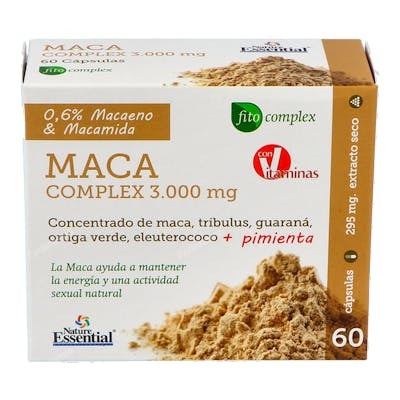 NATURE ESSENTIAL MACA COMPLEX 3000mg. 60cap.