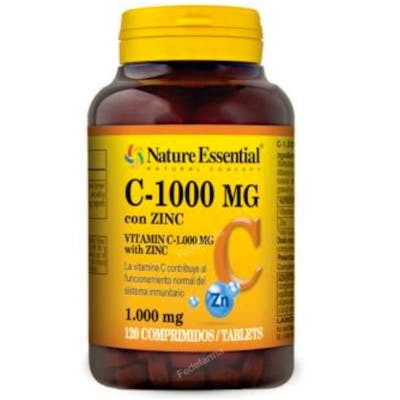 NATURE ESSENTIAL VITAMINA C 1000mg+zinc 120comp.