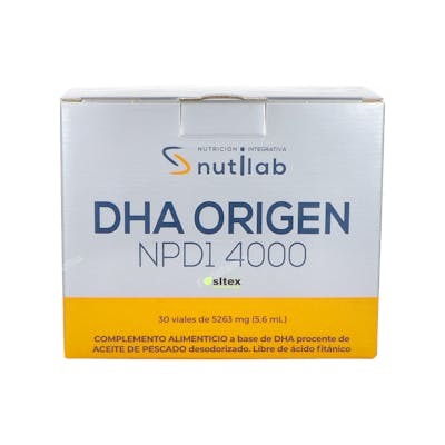 NUTILAB DHA ORIGEN NPD1 4000 30viales