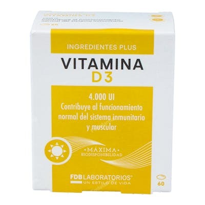 FDB VITAMINA D3 4000UI 60PERLAS