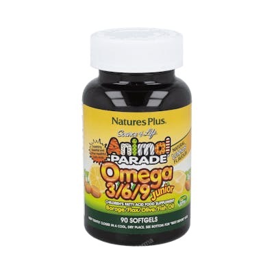NATURES PLUS ANIMAL PARADE OMEGA 3-6-9 JUNIOR 90PERLAS