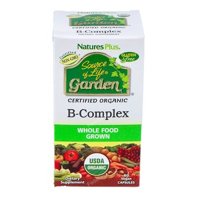 NATURES PLUS GARDEN SOURCE OF LIFE B COMPLEX 60CAPSULAS