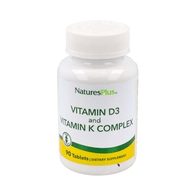 NATURES PLUS VITAMINA D3 2500ui+VIT K 240mcg 90comp.