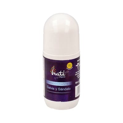 IRATI ORGANIC DESODORANTE salvia y sandalo BIO roll-on 50ml.