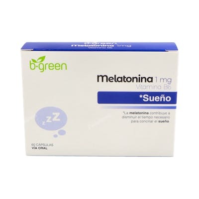 BGREEN (LAB LEBUDIT) MELATONINA 60 CAPSULAS
