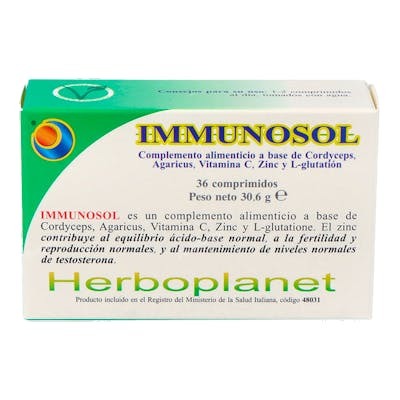 HERBOPLANET IMMUNOSOL 36COMPRIMIDOS