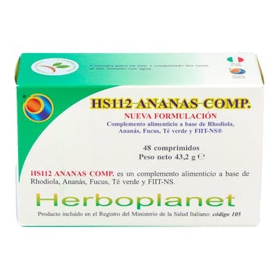 HERBOPLANET HS 112 ANANAS COMPRIMIDOS 48COMPRIMIDOS