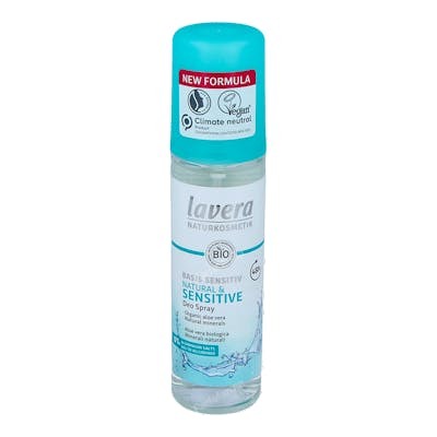 LAVERA DESODORANTE SPRAY 48h basis sensitiv 75ml. BIO