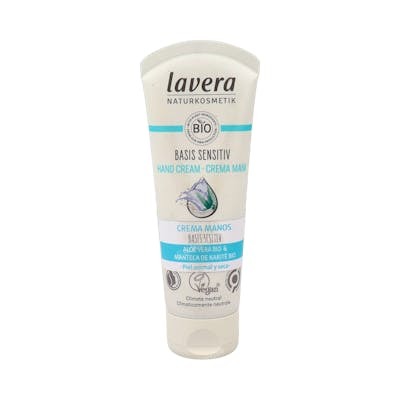 LAVERA BASIS SENSITIV crema de manos aloe 75ml. BIO VEGAN