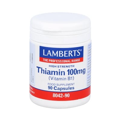 LAMBERTS VITAMINA B-1 100 mg.(Tiamina) 90 cap.