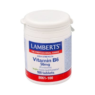 LAMBERTS VITAMINA B6 50 MG 100 COMPRIMIDOS