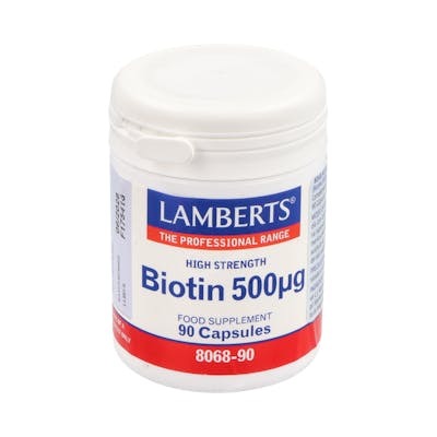 LAMBERTS BIOTINA 500 MCG 90 CAPSULAS