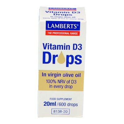 LAMBERTS VITAMINA D3 gotas 20ml.