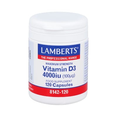 LAMBERTS VITAMINA D3 4000ui 120cap.