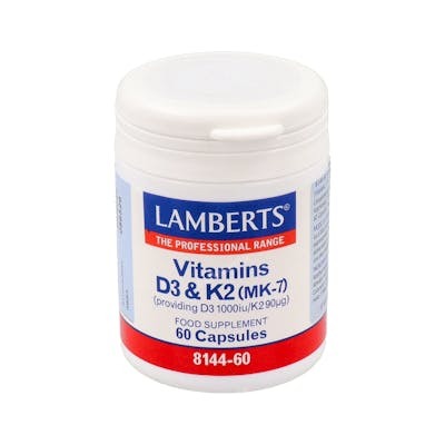 LAMBERTS VITAMINA D3 1000ui + K2 90µg 60cap.