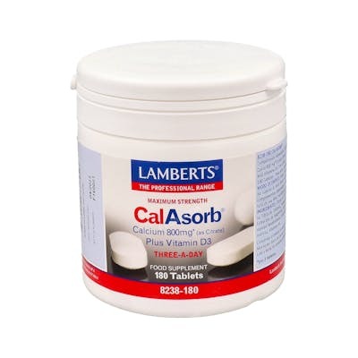LAMBERTS CALASORB CITRATO DE CALCIO 800MG180COMPRIMIDOS