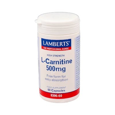 LAMBERTS L-CARNITINA 500 MG 60 CAPSULAS